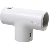 Poly Pool Tubi E Canaline|- giunto a t ispezionabile per tubi rigidi ø 25 mm ip40 grigio