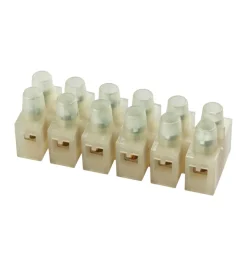 New - morsettiera 450 v~ a 12 poli sezione 4 mm² bianche Cavi Elettrici E Relativi Accessori