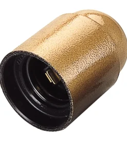 Poly Pool Portalampade|- portalampada e27 corpo liscio oro
