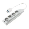 Poly Pool Multiprese Ed Adattatori|- presa multipla con 4 prese pluristandard e 1,5 m cavo bianca