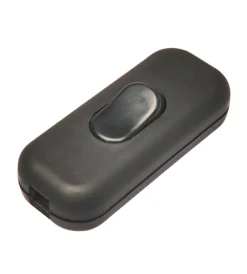Poly Pool Portalampade|- pulsante unipolare 2 a nero