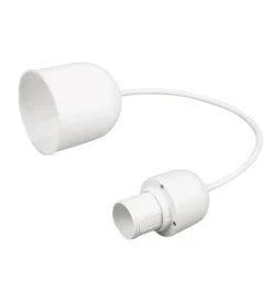 Poly Pool Portalampade|- punto luce da soffitto con 80 cm di cavo e portalampada e14 bianco