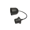 Poly Pool Portalampade|- punto luce da soffitto con 80 cm di cavo e portalampada e27 nero