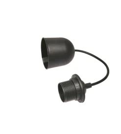 Poly Pool Portalampade|- punto luce da soffitto con 80 cm di cavo e portalampada e27 nero