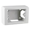 Discount Poly pool - scatola portaplacca rettangolare 92 mm x 63 mm x 42,5 mm ip40 grigia Serie Civili