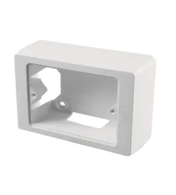 Poly pool - scatola portaplacca rettangolare 92 mm x 63 mm x 42,5 mm ip40 bianca Serie Civili