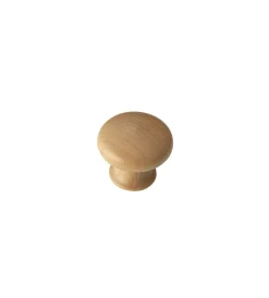 Ferramenta Per Mobili E Infissi|Pomolo in legno - ø 27 mm. - frassino
