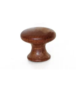 Ferramenta Per Mobili E Infissi|Pomolo in legno - ø 27 mm. - noce scuro
