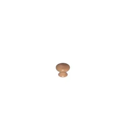 Ferramenta Per Mobili E Infissi- Pomolo in legno - ø 27 mm. - noce chiaro