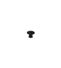 Ferramenta Per Mobili E Infissi- Pomolo in plastica - ø 32 mm. - nero