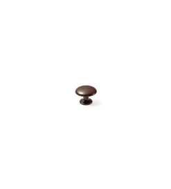 Ferramenta Per Mobili E Infissi- Pomolo in zama - ø 25 mm. - bronzo satinato