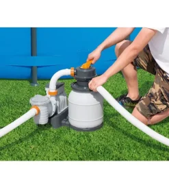 Online Pompa di filtraggio a sabbia "flowclear" per piscine da 5.678 litri/ora - cod. 58497 Piscine