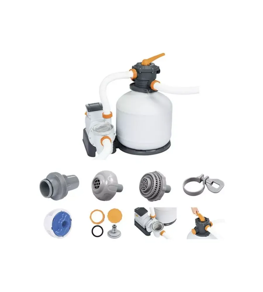 Clearance Pompa filtro a sabbia "flowclear" da 11.355 l/h Piscine