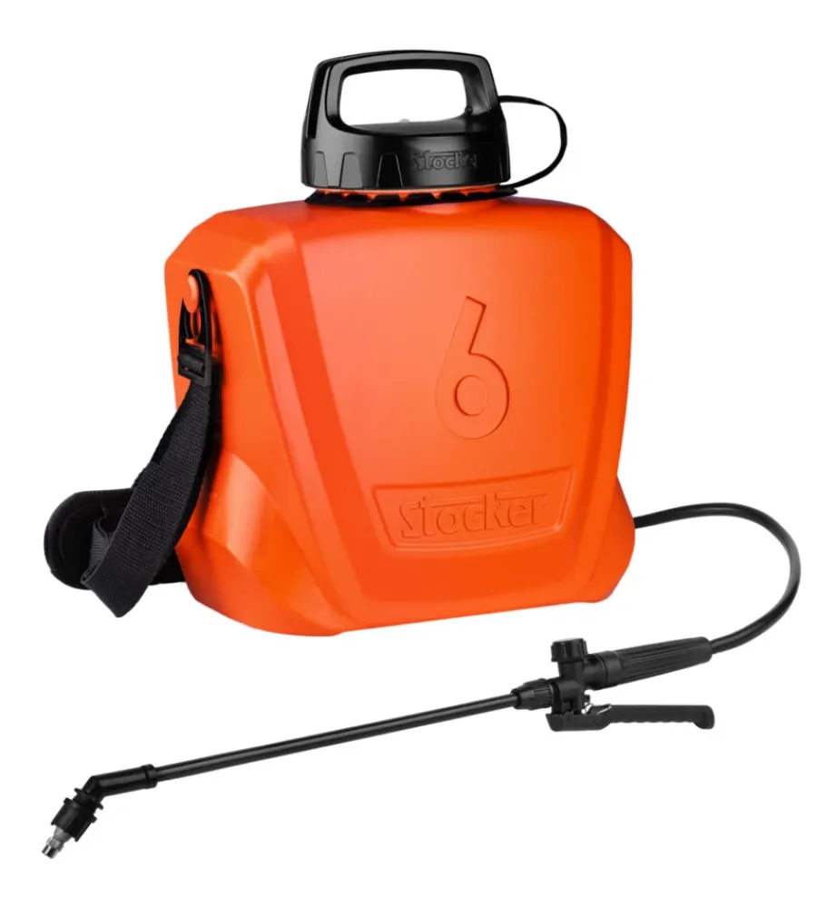 Stocker Attrezzatura Giardinaggio|Pompa irroratrice a tracolla a batteria "402" 6l 2 bar 3,6v 2,5ah
