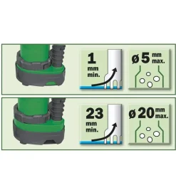 Pompe|Pompa sommersa mista per acque chiare e acque scure 750 watt.