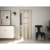 Best Porta a soffietto da interno "luciana" cedro con vetro 88,5x214 cm Porte, Scale E Pavimenti