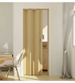 Porta a soffietto da interno "maya" cedro 83x214 cm Porte, Scale E Pavimenti