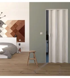 Outlet Porta a soffietto da interno "maya" bianco 83x214 cm Porte, Scale E Pavimenti
