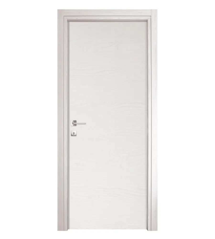 Porte, Scale E Pavimenti|Porta battente da interno reversibile frassino bianco, 70x210 cm