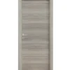 Porte, Scale E Pavimenti- Porta battente da interno reversibile in rovere grigio, 80x210 cm