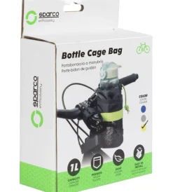 Sparco Bici|Porta borraccia per bicicletta in microfibra , 12x8x8 cm