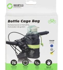 Sparco Bici|Porta borraccia per bicicletta in microfibra , 12x8x8 cm