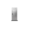 Porte Zincate-Tagliafuoco- Porta monolamiera zincata per cantine, 80x200 cm