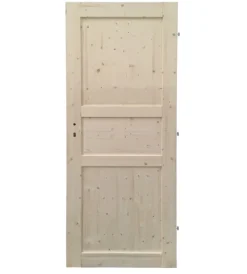 Porte, Scale E Pavimenti|Porta "normandia" reversibile in abete, 84x200 cm