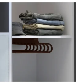 Discount Porta pantaloni dx estraibile per armadio moka - . Armadi