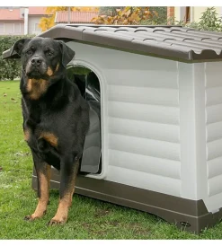 Outlet Porta per cucce ferplast "dogvilla 110" in plastica trasparente 29,6x0,2x46,9 cm Cucce E Accessori Relativi