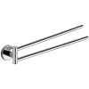 Accessori Bagno|Porta salviette snodo felce crom