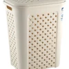 Accessori Bagno|Portabiancheria "arianna" in resina beige, 50 litri