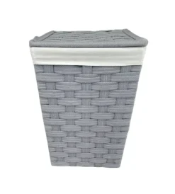 New Portabiancheria "medio" in tnt grigio 38,5x38,5x57,5 cm Accessori Bagno