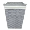 Easy System Accessori Bagno|Portabiancheria "grande" in tnt grigio 42,5x42,5x62 cm