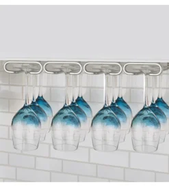 Portabicchieri 4 linee, acciaio Accessori Cucina