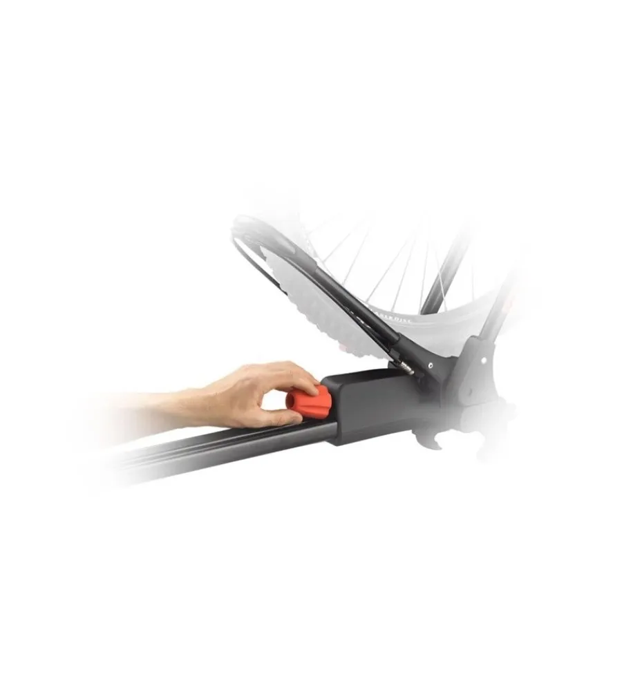Portabici da tetto "frontloader" con fissaggio ruota anteriore - y8002104 Portaggio