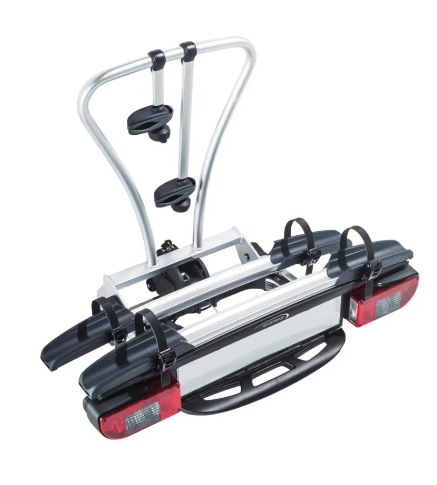 Hot Portabiciclette per gancio traino "justclick" per 2 bici y8002486 Portaggio