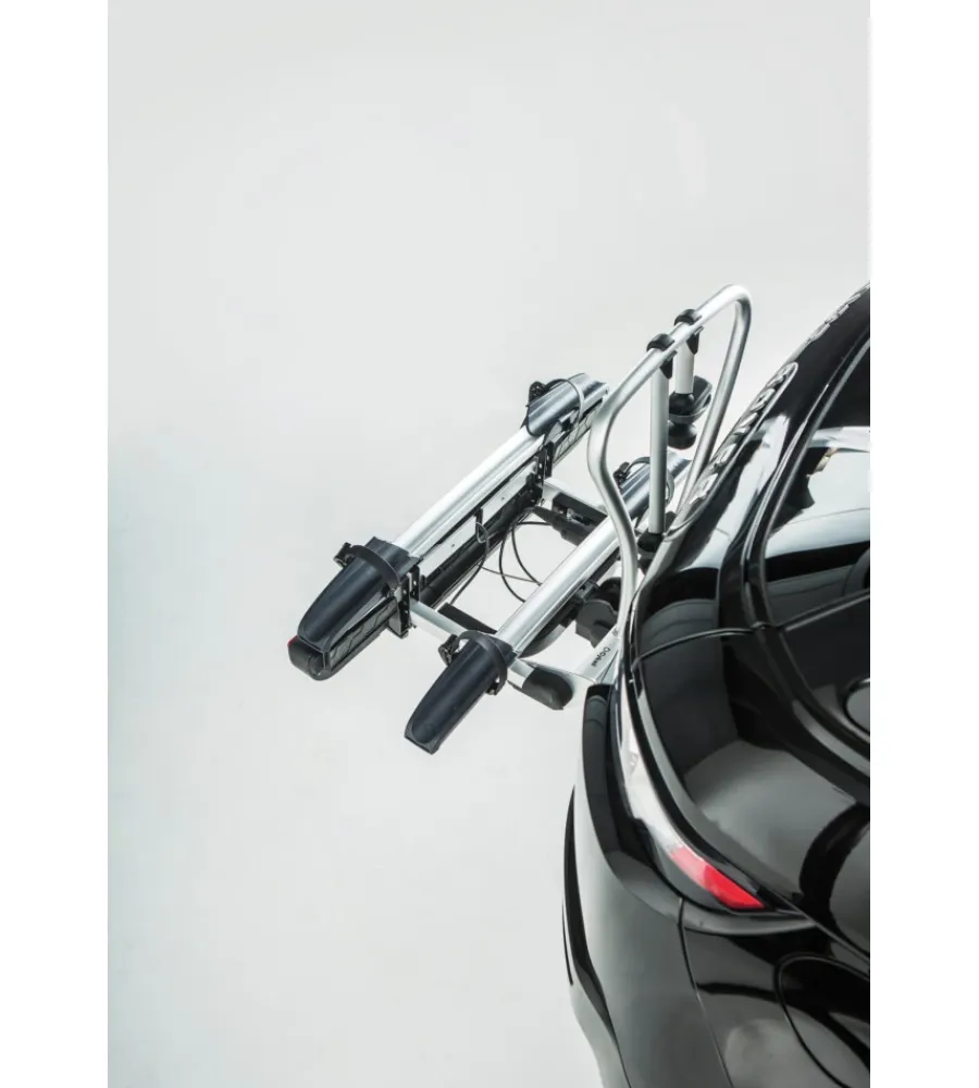 Hot Portabiciclette per gancio traino "justclick" per 2 bici y8002486 Portaggio