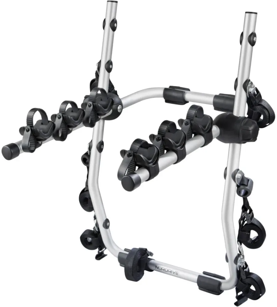 Nordrive Portaggio|Portabiciclette posteriore "nitto" in alluminio per 3 bici - n50205