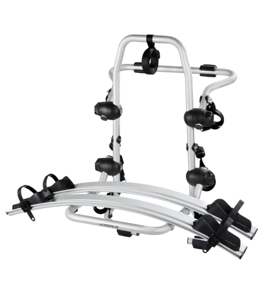 Nordrive Portaggio|Portabiciclette posteriore "radius" per 2 bici - n50216