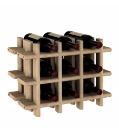 Cantinette Portabottiglie|Portabottiglie in pino - 43x22x32,5 cm