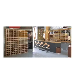 Cantinette Portabottiglie|Portabottiglie in pino - 43x22x32,5 cm