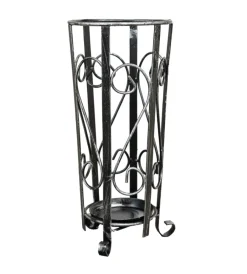Decorazione Ambienti|Portaombrelli in ferro battuto, 50x25 cm