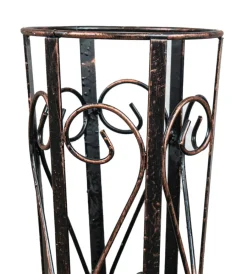 Decorazione Ambienti|Portaombrelli in ferro battuto, 50x25 cm