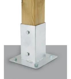 Suki Sistemi Di Fissaggio|Portapali da avvitare 91x91x151mm galvanizzato a c
