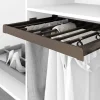 Emuca Armadi|Portapantaloni estraibile moka adattabile 564-614 mm