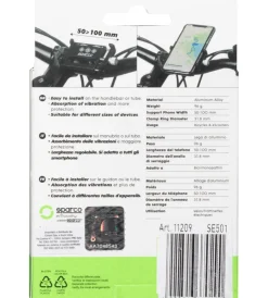 Bici-Sparco Portasmartphone per bici alluminio