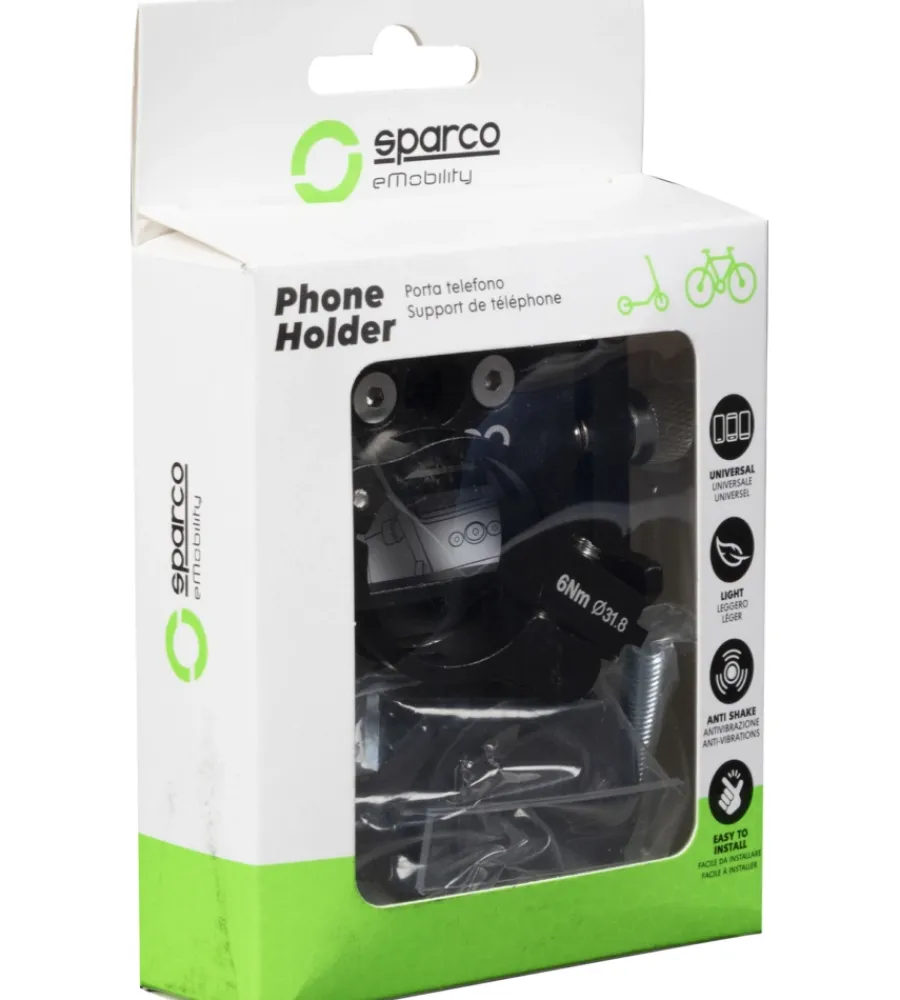 Bici-Sparco Portasmartphone per bici alluminio