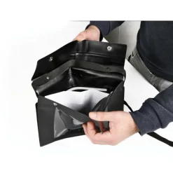 Lampa Portaggio|Portatarga per veicoli di prova magnetico con tasca portadocumenti e cinghia di sicurezza, 29x2x28 cm