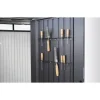 Casette Da Giardino-Biohort Portautensili per casetta avantgarde, highline, highboard, confezione da 2 unità - grigio scuro - . 47051